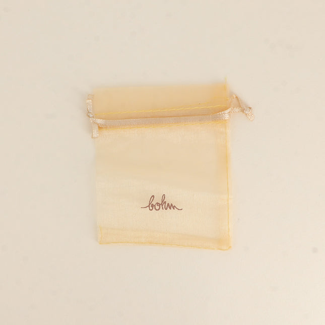 Pochon Bohm en organza beige Taille S