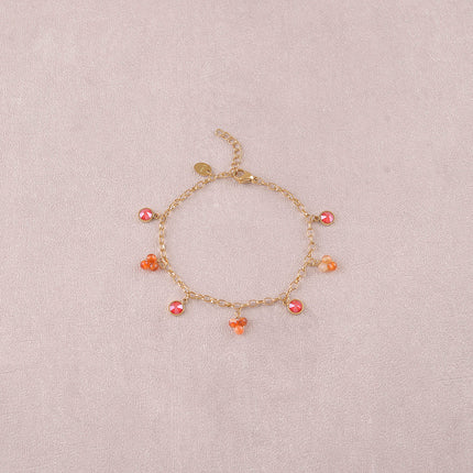 Bracelet - pierres naturelles et orné de cristaux Swarovski® PP20