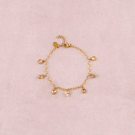 Bracelet - pierres naturelles et orné de cristaux Swarovski® PP20