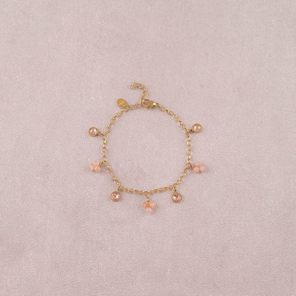 Bracelet - pierres naturelles et orné de cristaux Swarovski® PP20