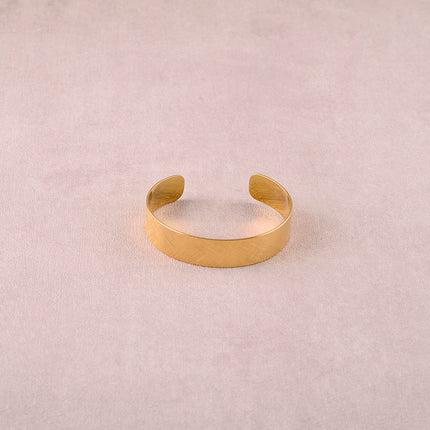 Brushed effect bangle - ring 14mm