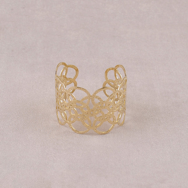 Manchette - cercles martelés