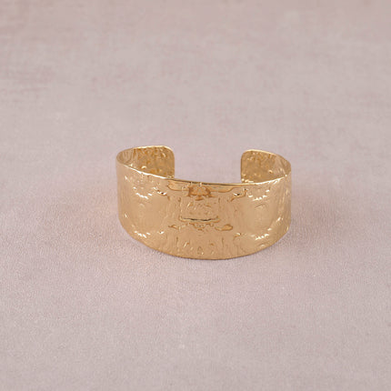 Cuff - hammered facet