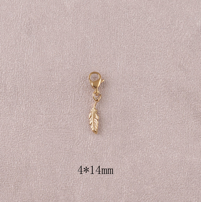 Feather charm - pendant