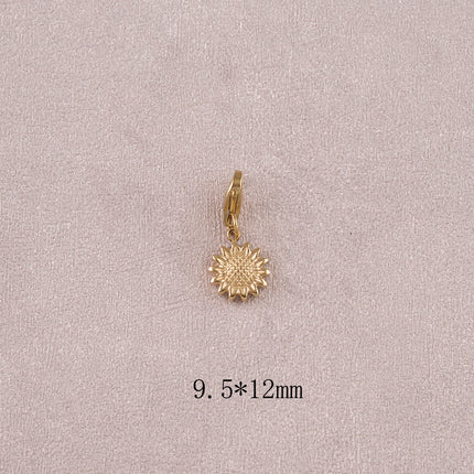 Charm - pendentif tournesol