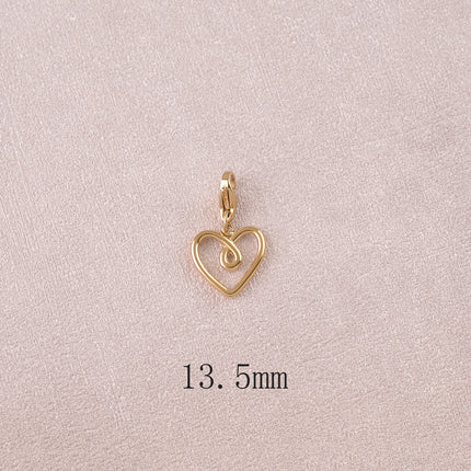 Charm - coeur ajouré