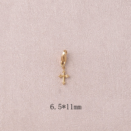 Charm - pendentif croix religieuse