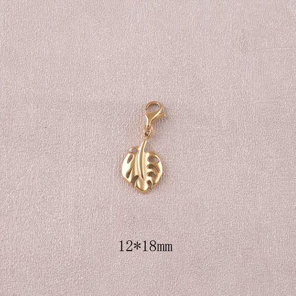 Charm - pendentif feuille