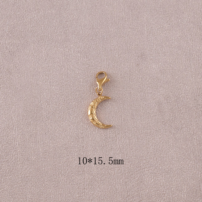 Charm - croissant de lune texturé