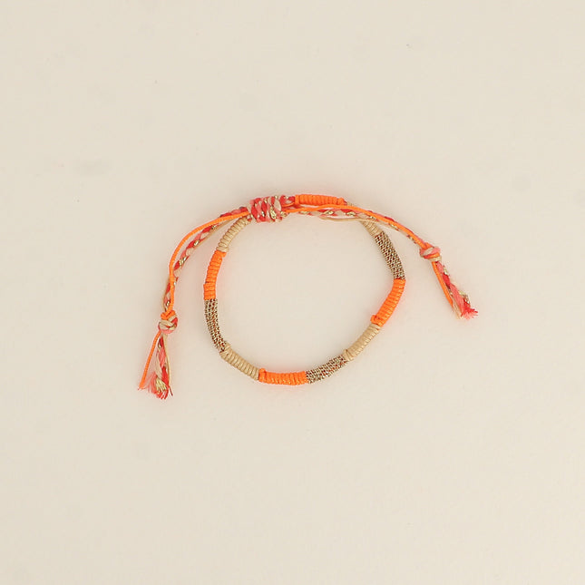 Bracelet - fabric, sliding clasp