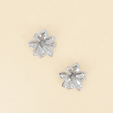 Zéliax stud earrings - maxi earrings, large flower 46x48mm