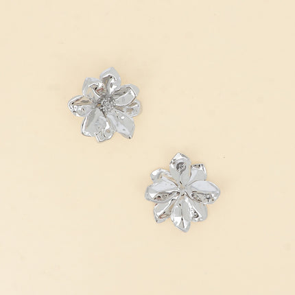Zéliax stud earrings - maxi earrings, large flower 46x48mm