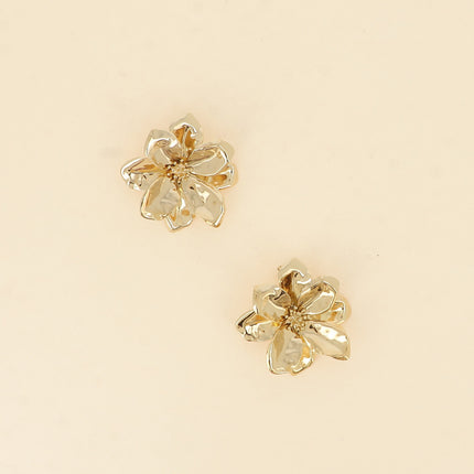 Zéliax stud earrings - maxi earrings, large flower 46x48mm