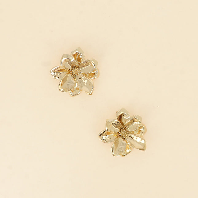 Zéliax stud earrings - maxi earrings, large flower 46x48mm