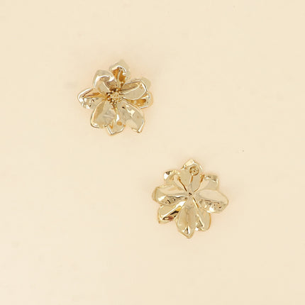 Zéliax stud earrings - maxi earrings, large flower 46x48mm