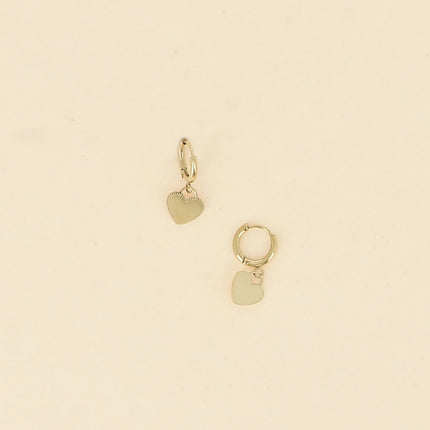 Créoles - pendentif coeur