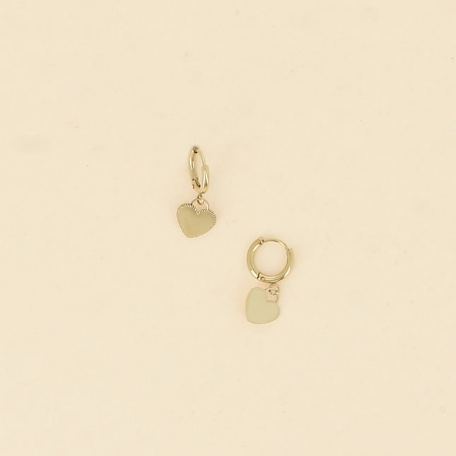 Créoles - pendentif coeur