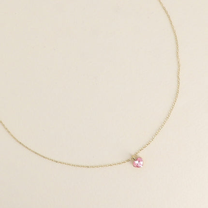 Collier - petit pendentif coeur en cristal Swarovski®