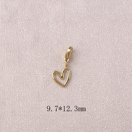 Charm - coeur ajouré