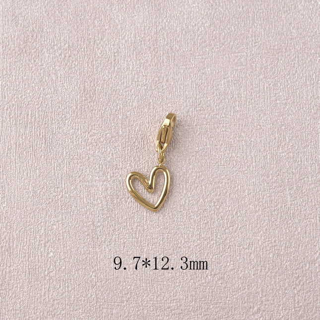 Charm - coeur ajouré