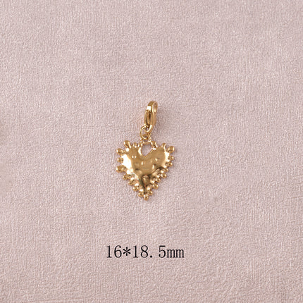 Charm - coeur et petits points