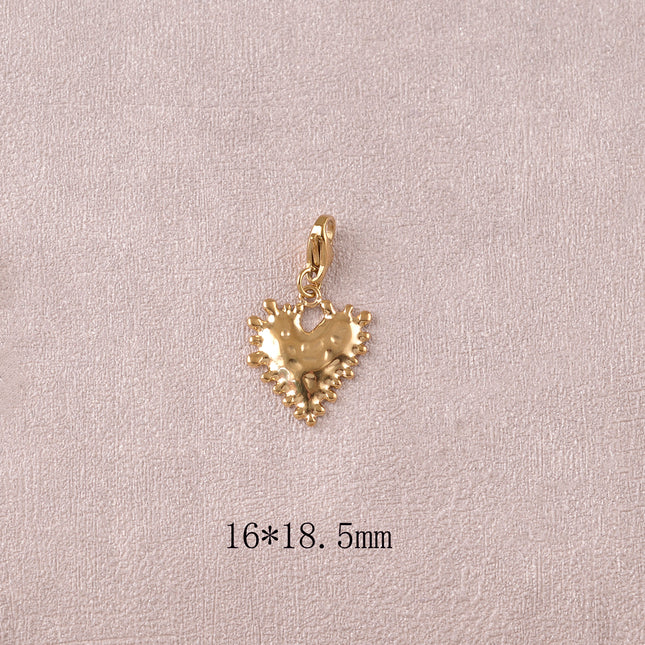 Charm - coeur et petits points