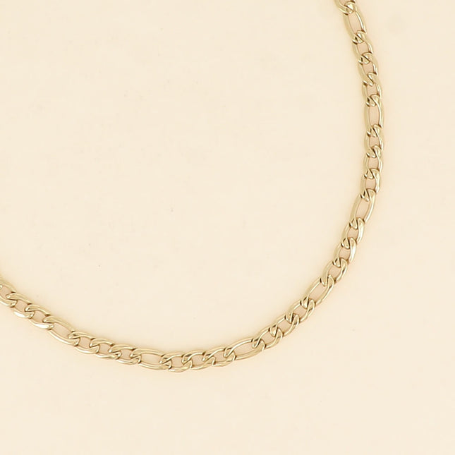 Necklace - figaro chain 40+8CM