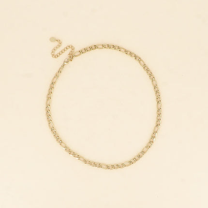 Necklace - figaro chain 40+8CM