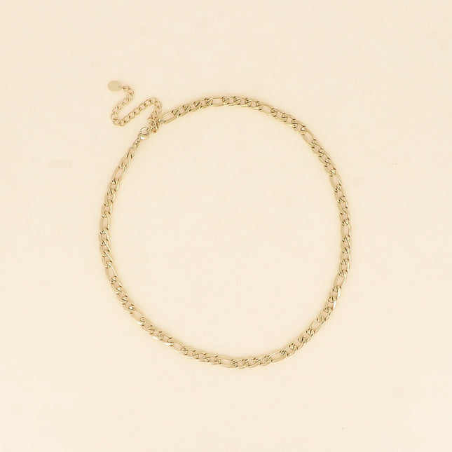 Necklace - figaro chain 40+8CM