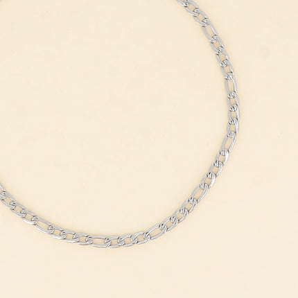 Necklace - figaro chain 40+8CM