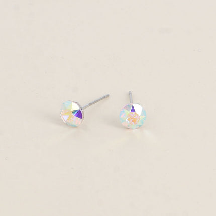 Boucles puces en laiton - cristaux de Swarovski® SS29