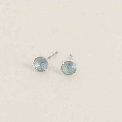 Boucles puces en laiton - cristaux de Swarovski® SS29