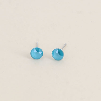 Boucles puces en laiton - cristaux de Swarovski® SS29