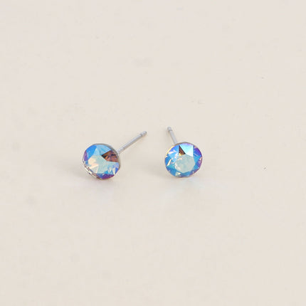 Boucles puces en laiton - cristaux de Swarovski® SS29