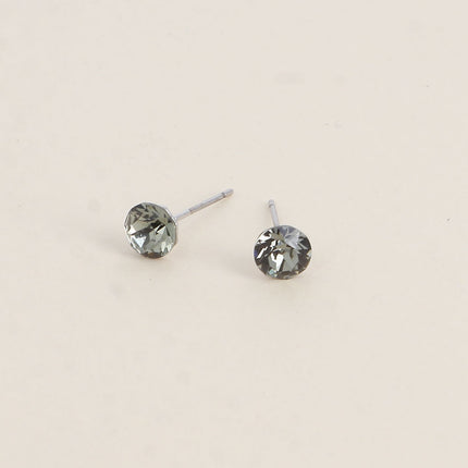 Boucles puces en laiton - cristaux de Swarovski® SS29