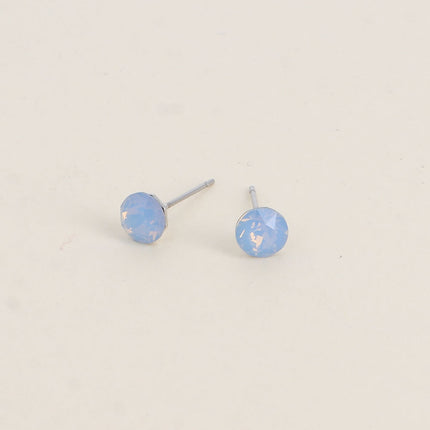 Boucles puces en laiton - cristaux de Swarovski® SS29