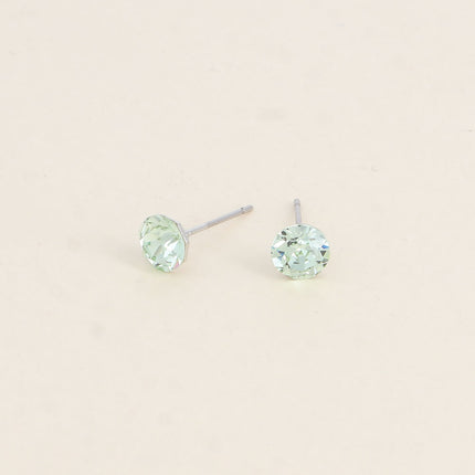 Boucles puces en laiton - cristaux de Swarovski® SS29