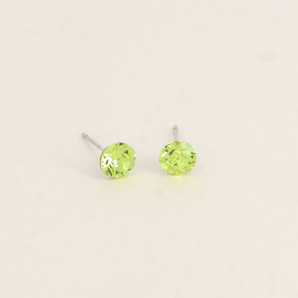 Boucles puces en laiton - cristaux de Swarovski® SS29