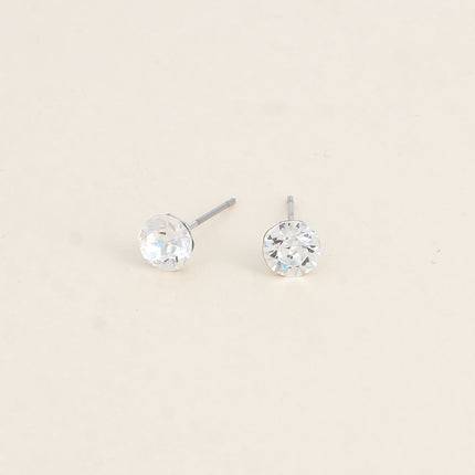 Boucles puces en laiton - cristaux de Swarovski® SS29