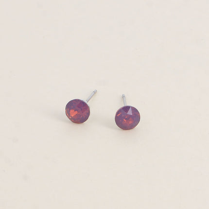 Boucles puces en laiton - cristaux de Swarovski® SS29