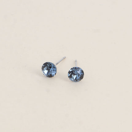 Boucles puces en laiton - cristaux de Swarovski® SS29