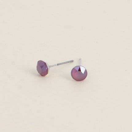 Boucles puces en laiton - cristaux de Swarovski® SS29