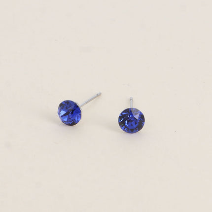 Boucles puces en laiton - cristaux de Swarovski® SS29