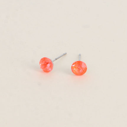 Boucles puces en laiton - cristaux de Swarovski® SS29