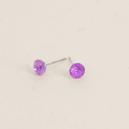 Boucles puces en laiton - cristaux de Swarovski® SS29