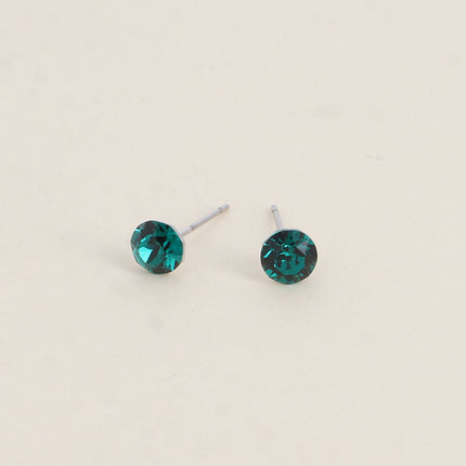 Boucles puces en laiton - cristaux de Swarovski® SS29