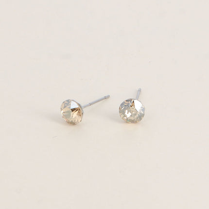 Boucles puces en laiton - cristaux de Swarovski® SS29