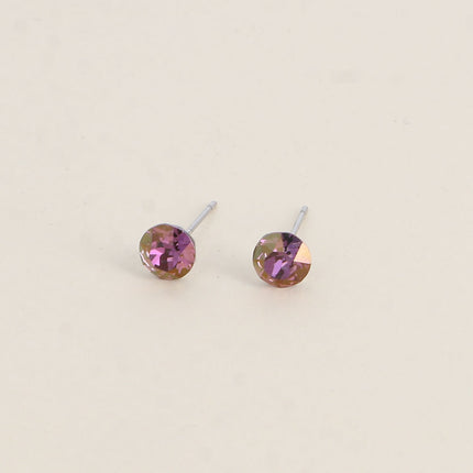 Boucles puces en laiton - cristaux de Swarovski® SS29