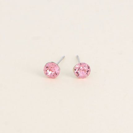 Boucles puces en laiton - cristaux de Swarovski® SS29