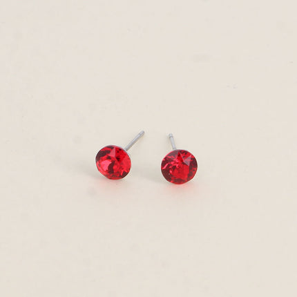 Boucles puces en laiton - cristaux de Swarovski® SS29